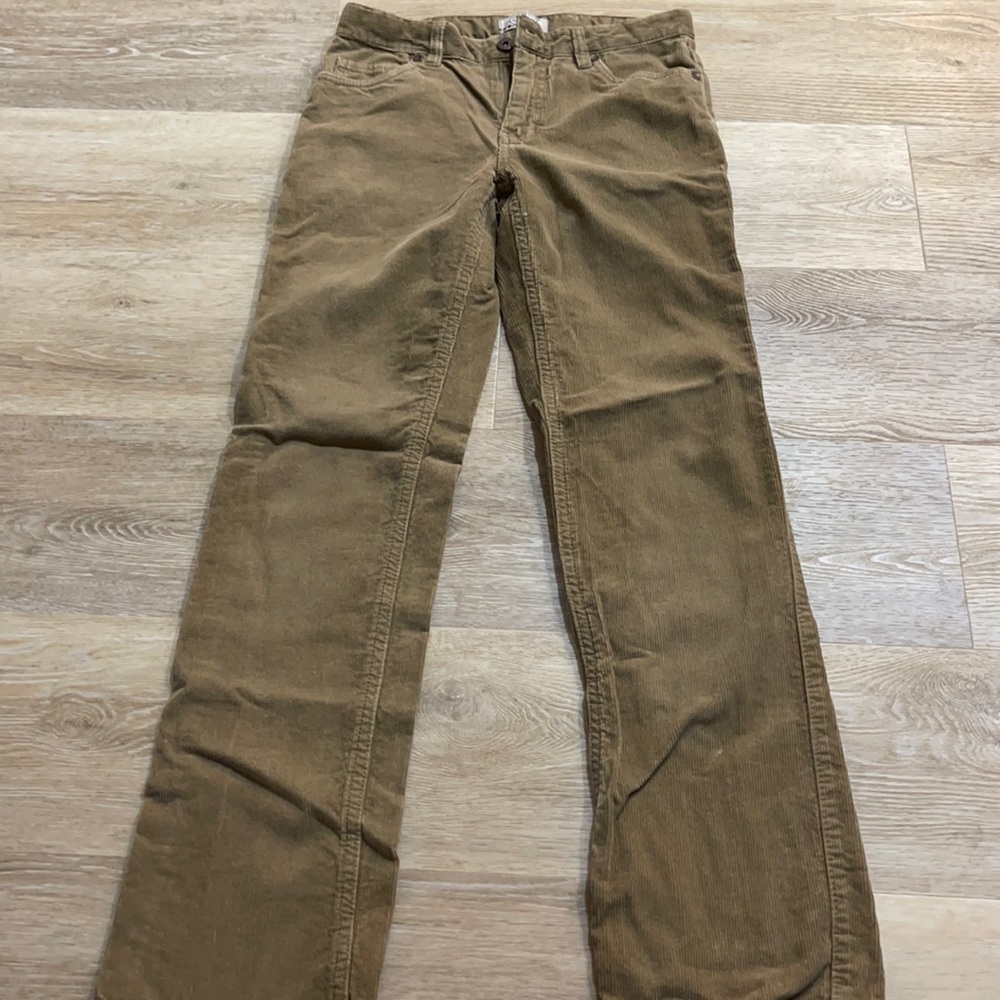 Corduroy khaki pants